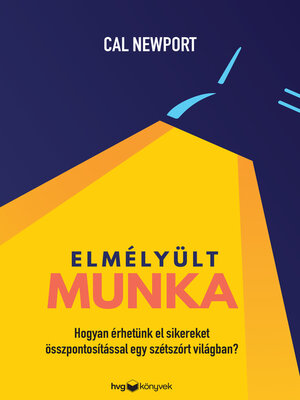 cover image of Elmélyült munka
